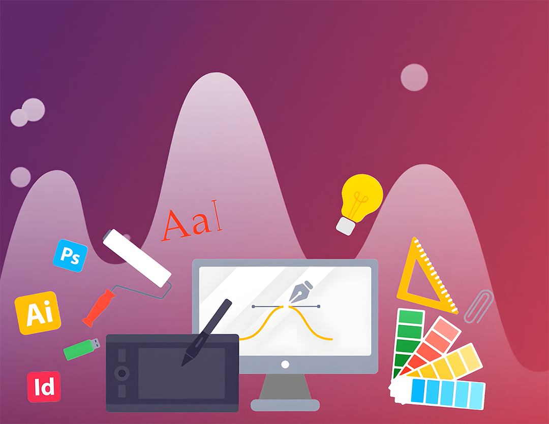 Online Graphic design course / live class starting 3 / 8 / 2025